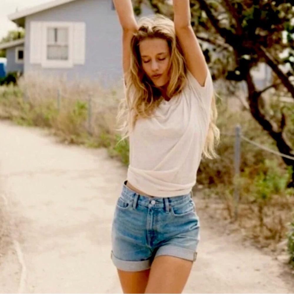 BDG Denim High Rise Shorts